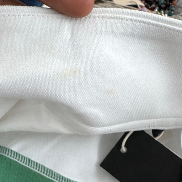 NWT ADIDAS Ultimate 365 Twistknit Track jacket White/Green/Pink & pants set L - Picture 13 of 16